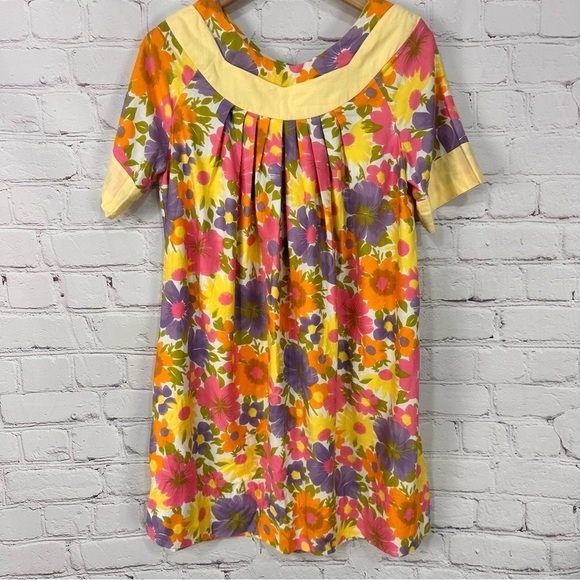 Moo moo nightgown robe baby doll dress granny party Grandmacore Grannycore - Picture 1 of 7